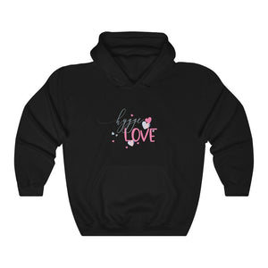 hygge LOVE Unisex Heavy Blend™ Hooded Sweatshirt - Simple Hygge Life | Creating a Happy, Cozy Life!